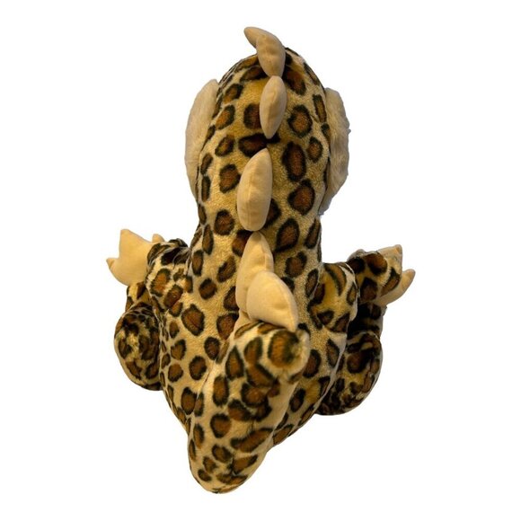 Cheetah Print Dinosaur Plush Stuffed Animal Toy 14 Inch Soft Kids Gift Boy Girl - Picture 3 of 14